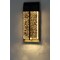 Maxim Cascade 1-Light 4.75" Wide Black Outdoor Wall Sconce 56190BGBK